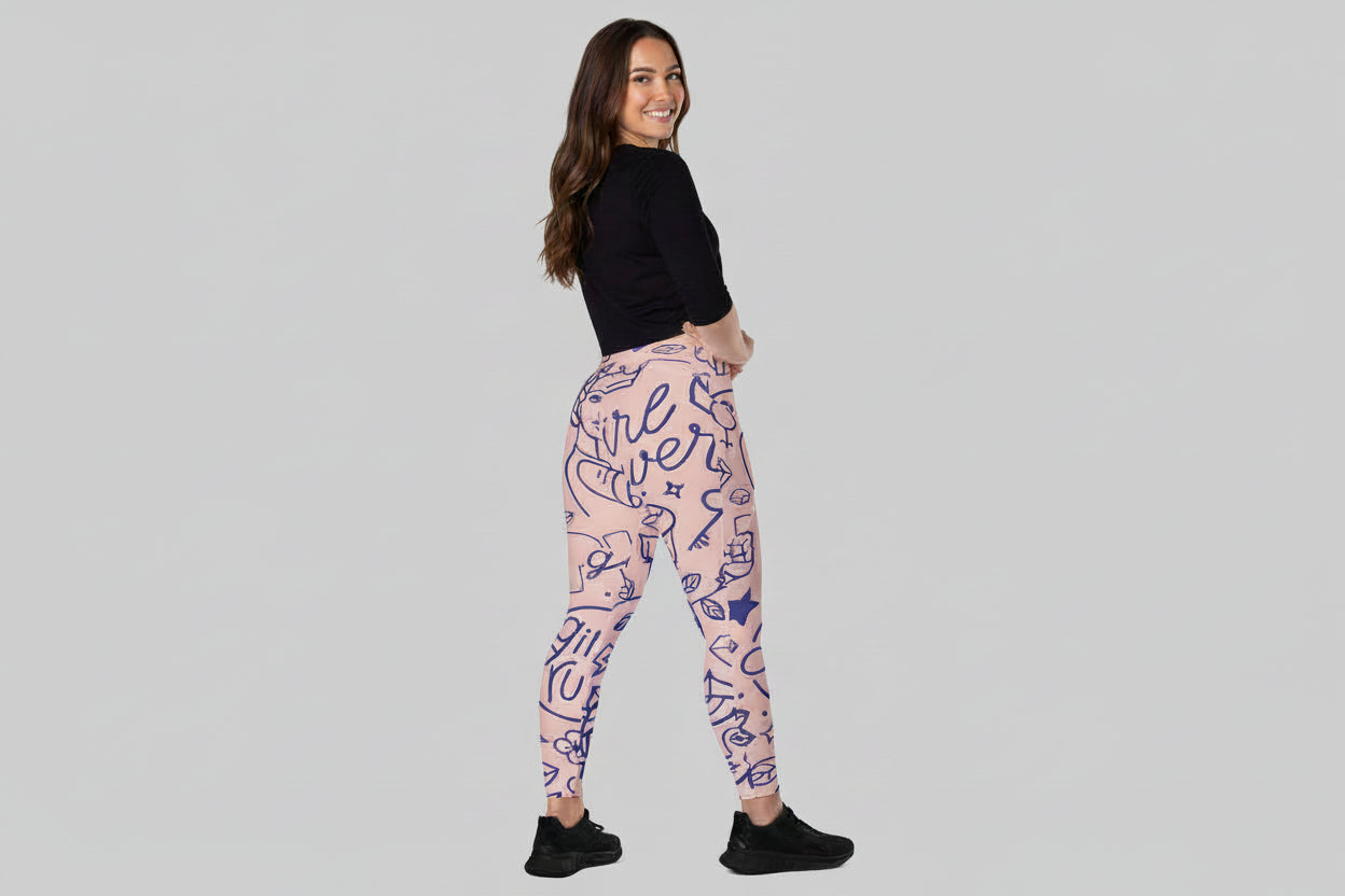 GymBumUK Girl Power Pocket Leggings