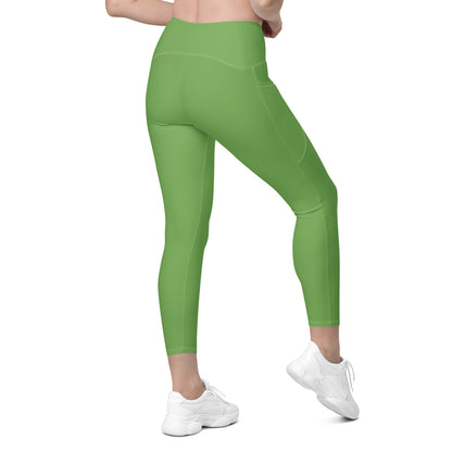 GymBumUK Green Pocket Leggings