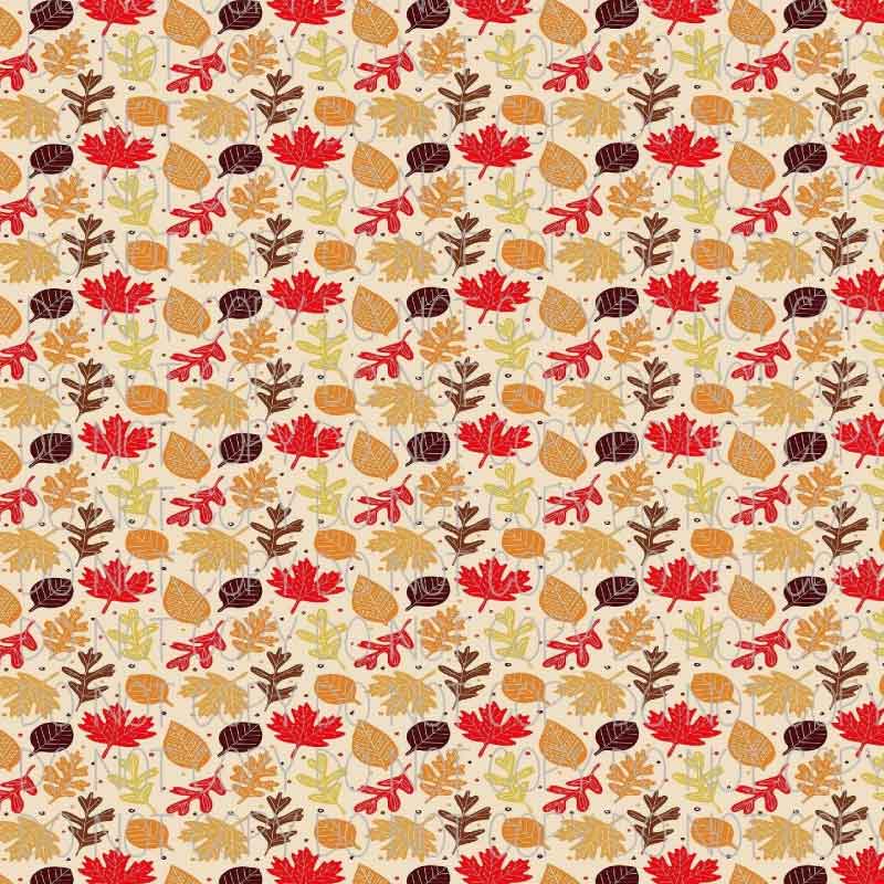 Autumn Leaves Patterned Adhesive Vinyl
