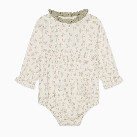 Floral Muslin Bloomer Bodysuit