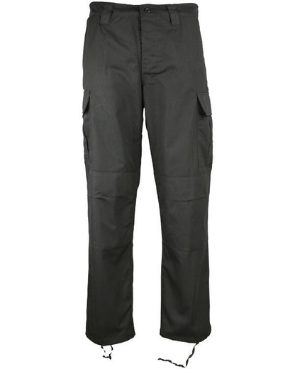 BDU Ripstop Mens Black Tactical Combat Trousers