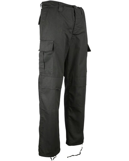 BDU Ripstop Mens Black Tactical Combat Trousers