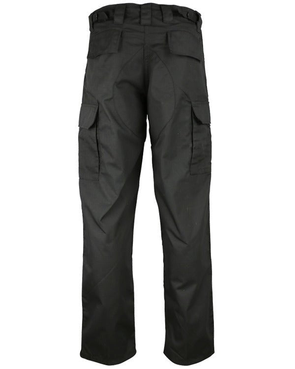 BDU Ripstop Mens Black Tactical Combat Trousers