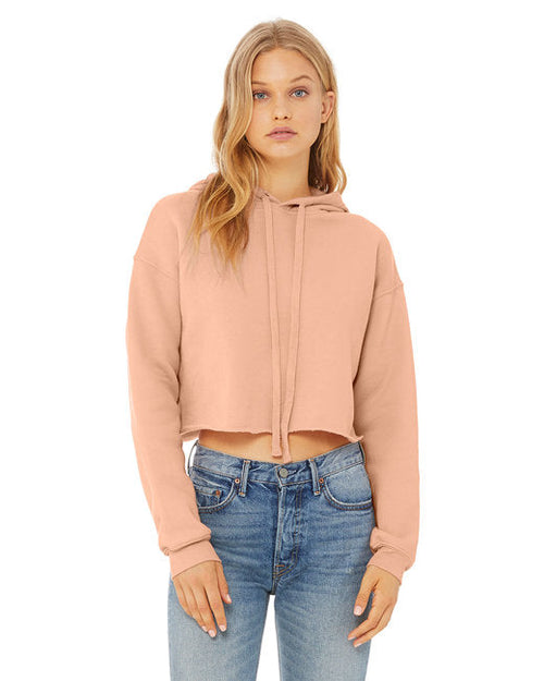 Bella + Canvas Women's Crop Hoodie (B7502)