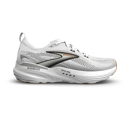Brooks Womens Glycerin GTS 22 White/Grey/Black (20435-135)