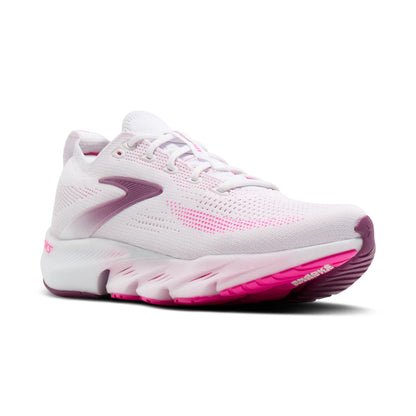 Brooks Women's Glycerin Flex - White/Cyber Pink/Argyle