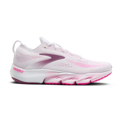 Brooks Women's Glycerin Flex - White/Cyber Pink/Argyle