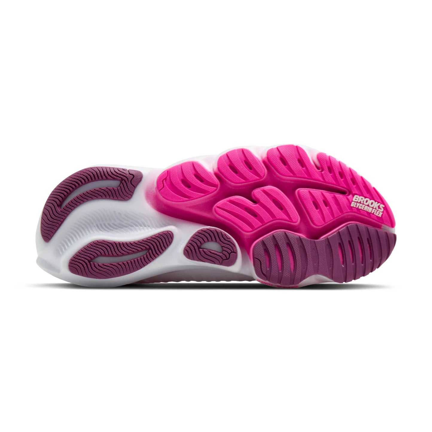 Brooks Women's Glycerin Flex - White/Cyber Pink/Argyle