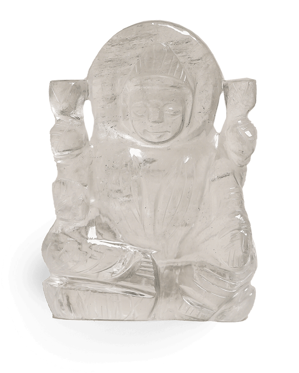 Clear Quartz Lakshmi Statue