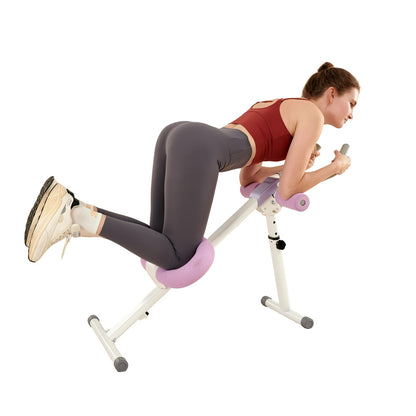 HOTWAVE Abdominal TrainerAdjustable Ab Workout Equipment for StomachAbs Crunch ExerciseHome Fitness Machine with LED