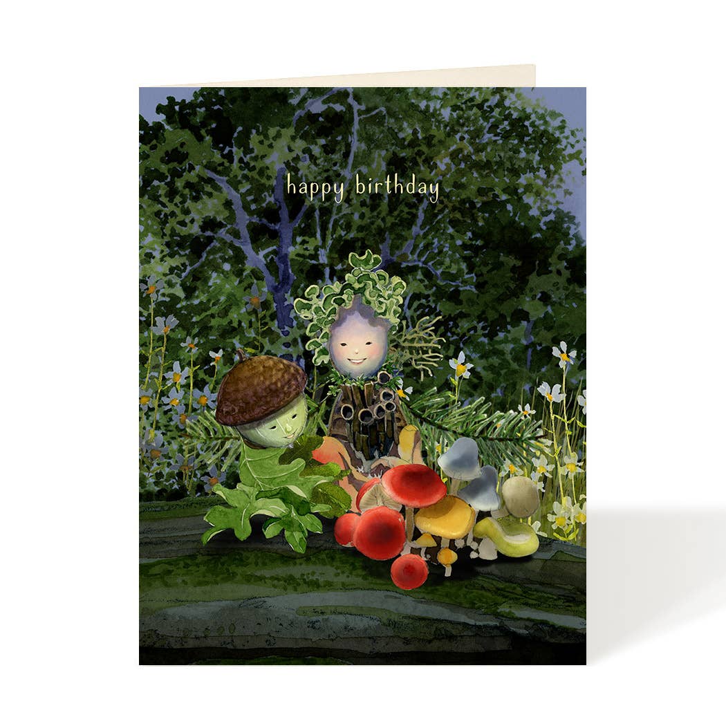 Forest Spirits - Birthday Greeting Card