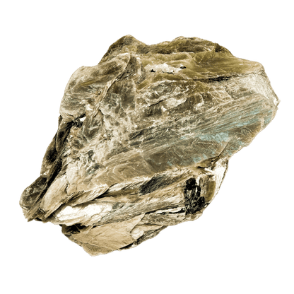 Golden Lepidolite with Black Tourmaline Crystal