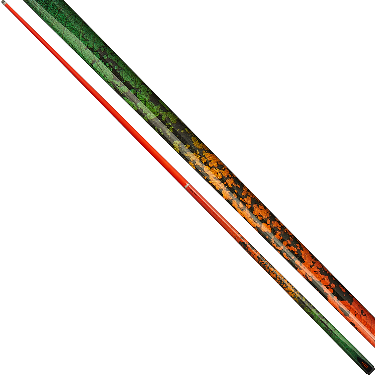 POWERGLIDE - IGNIS Carbon Composite Cue - ORANGE/GREEN
