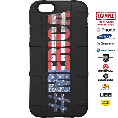 #MERICA 4th of July 2018 Special Custom Printed Case Design for Apple, Samsung, Google & Motorola Phone Models