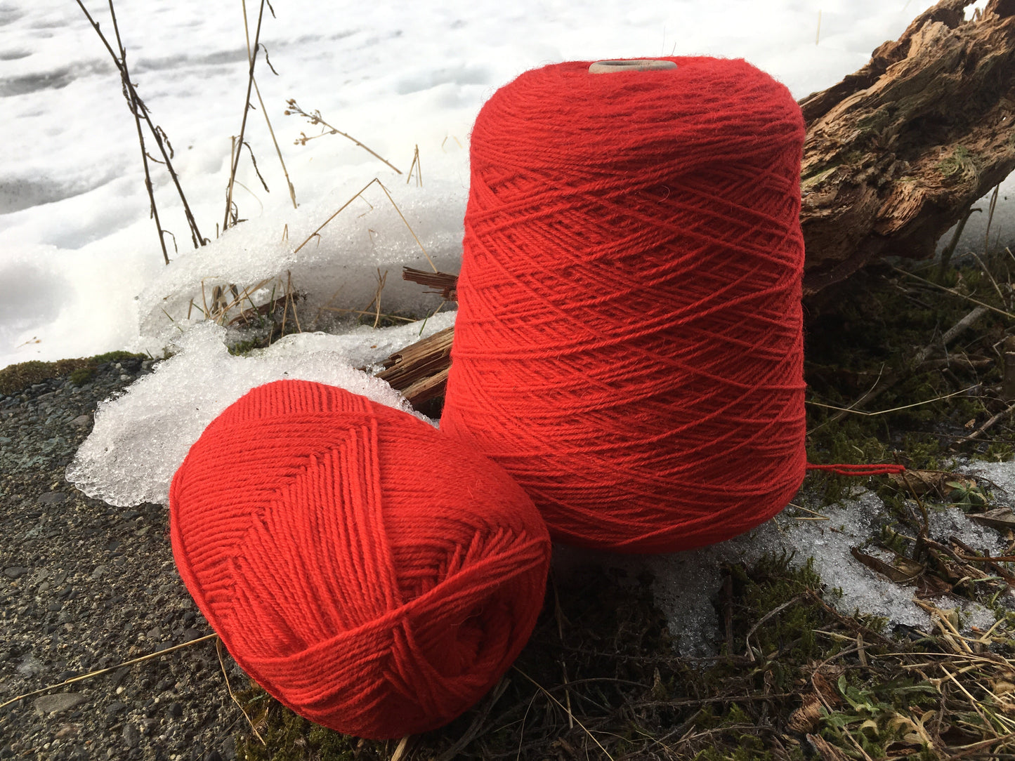 Frangipani 5-ply Guernsey Yarn RED
