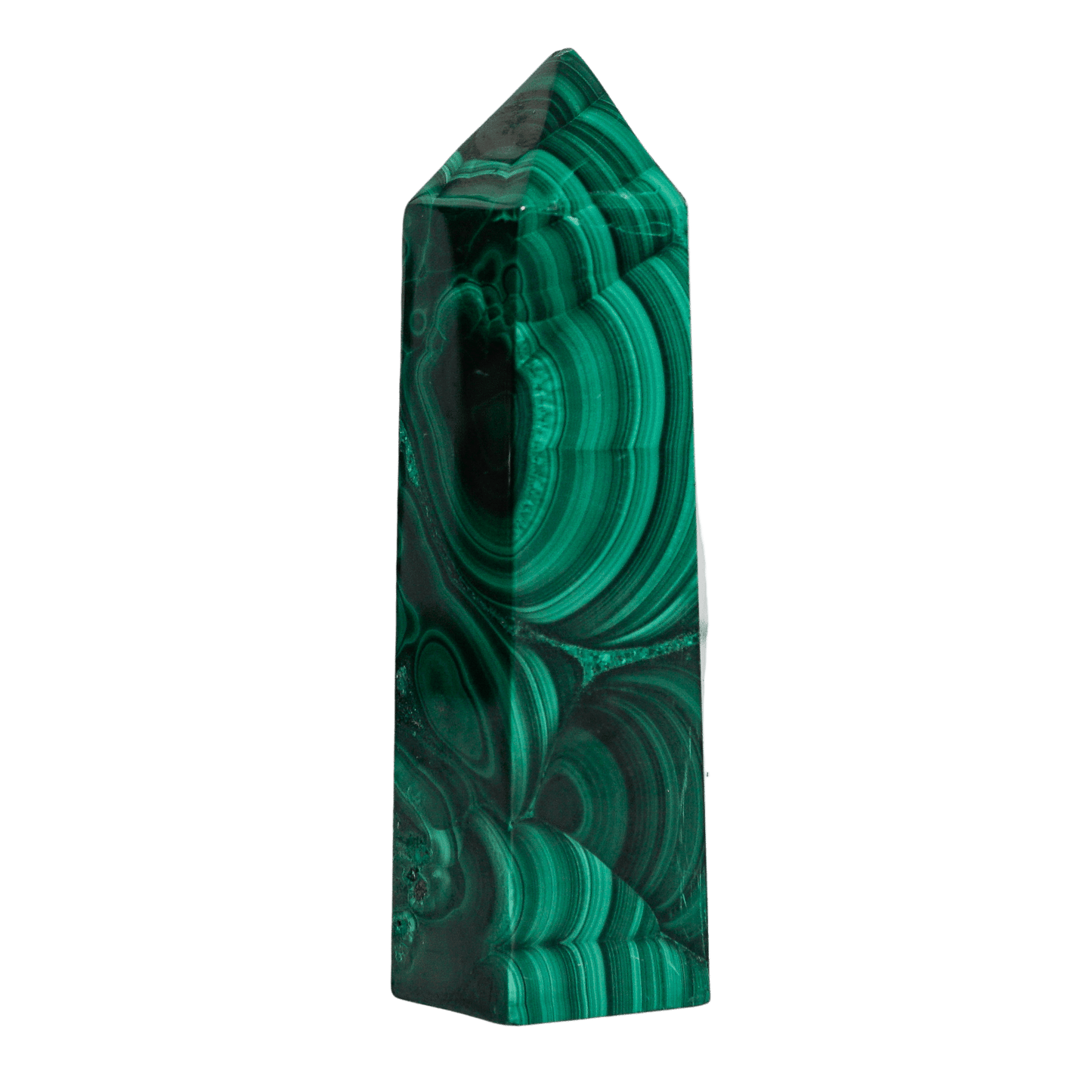 Malachite Crystal Point