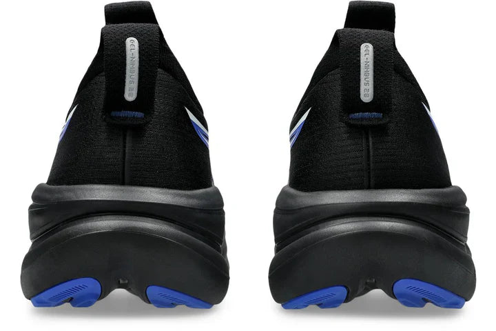 ASICS Men's GEL-NIMBUS 28 - BLACK/NEON BLUE