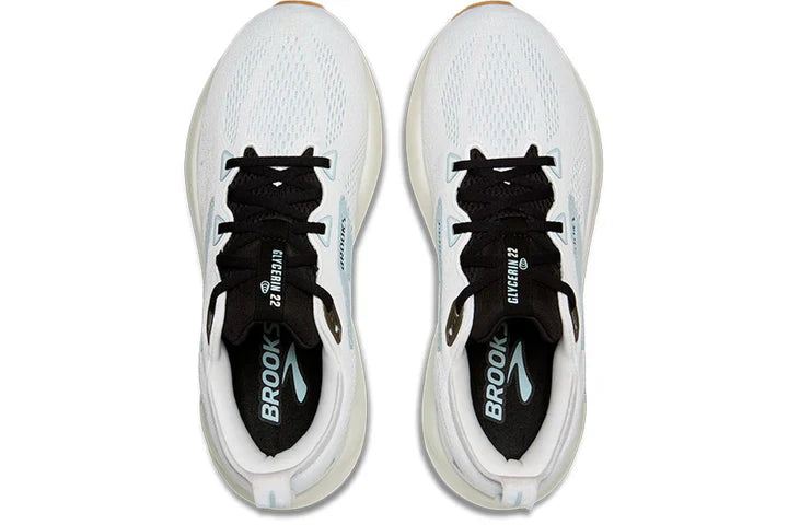 Brooks Men's Glycerin 22 - Bright White/Winter Sky/Black