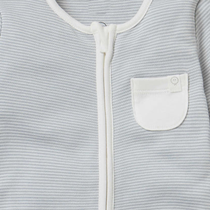 Grasping Toy & Clever Zip Sleepsuit Set