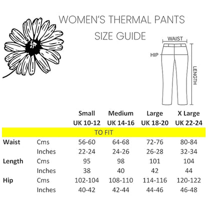 2 Pack Women's Thermal Pants