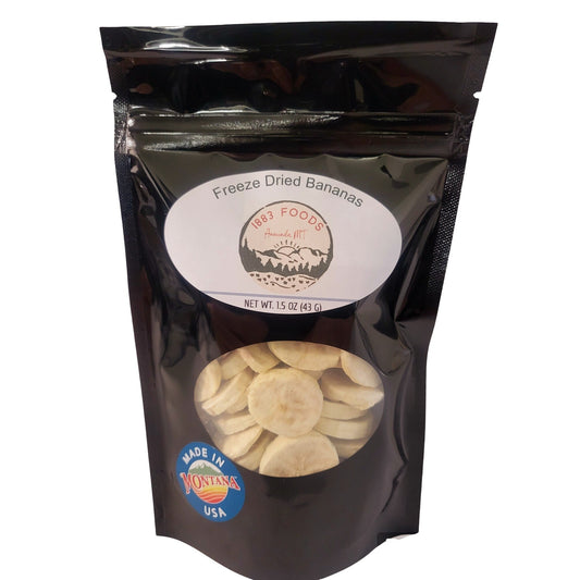 1883 Foods Freeze Dried Bananas - 1.5 OZ 18 Pack