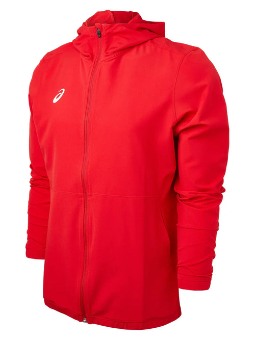ASICS Men's Track Woven FZ Jacket (Red) (2031A759.23)