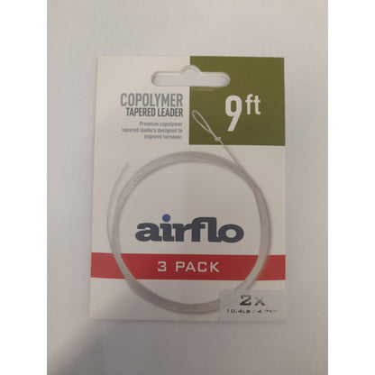 Airflo Tactical Tapered Leader 9 ft (3 pack)