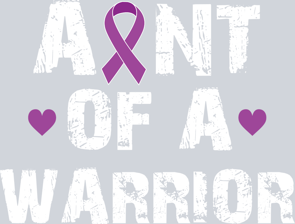 Aunt of a Warrior Domestic Violence Awareness - STK07402 (DTF Transfers)