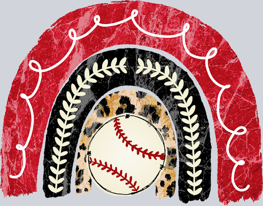Baseball Rainbow - STK00430 (DTF Transfers)