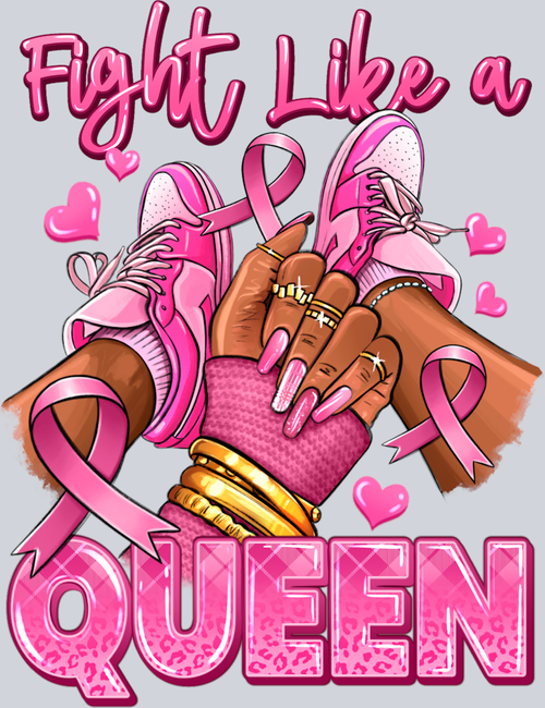 BCA Fight Like A Queen - STK00446 (DTF Transfers)