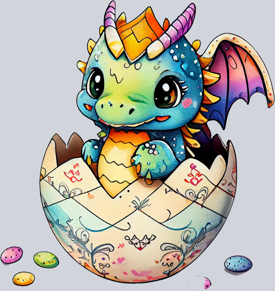 Baby Dragon 1 - STK00354 (DTF Transfers)