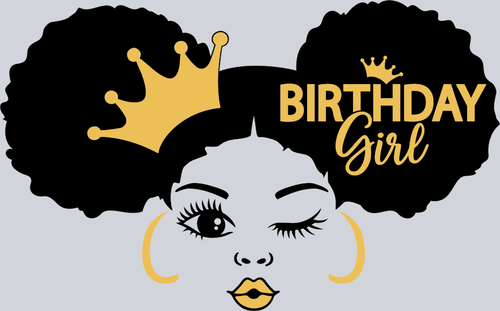 Birthday Girl Crown - STK00564 (DTF Transfers)