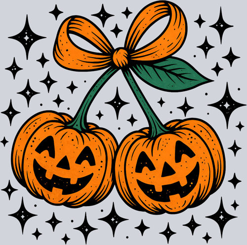Autumn dangling pumpkins - STK07334 (DTF Transfers)