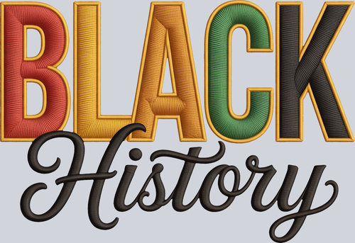 Black History Embroidery 1 - STK07551 (DTF Transfers)