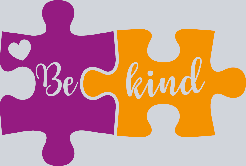 Autism Be Kind Puzzle - STK00307 (DTF Transfers)
