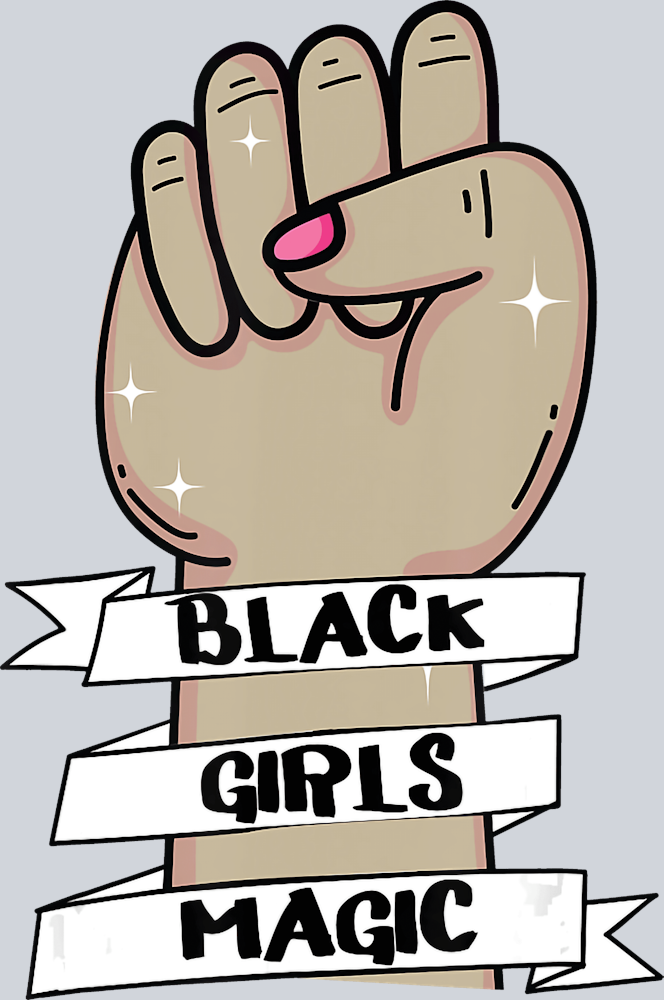 Black Girls Magic Fist - STK00649 (DTF Transfers)