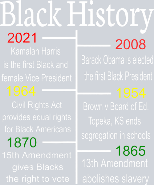 Black History Timeline - STK00811 (DTF Transfers)