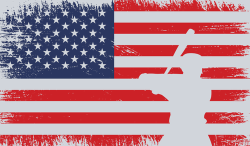 Baseball Player Flag - STK00429 (DTF Transfers)