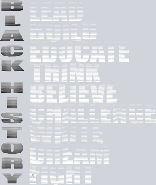 Black History Lead Build Educate - STK00736 (DTF Transfers)